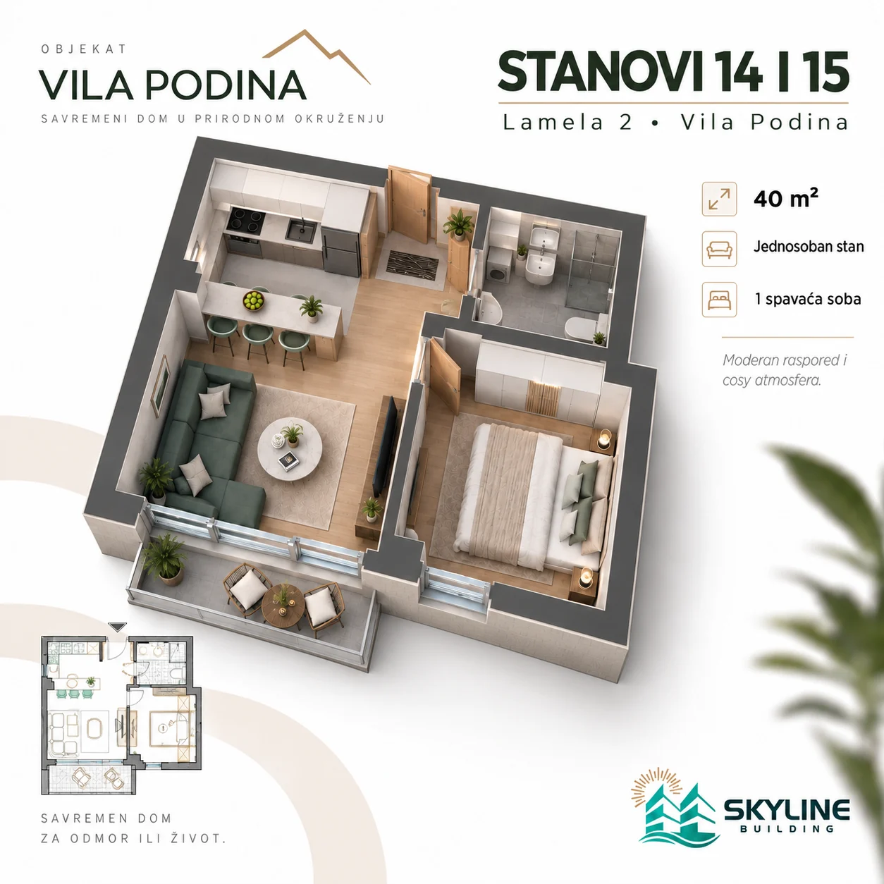 Stan 14 i 15 – prikaz stana