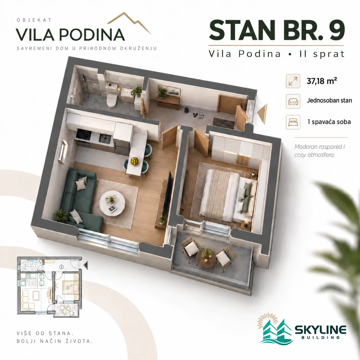 Stan 9 plan – prikaz stana
